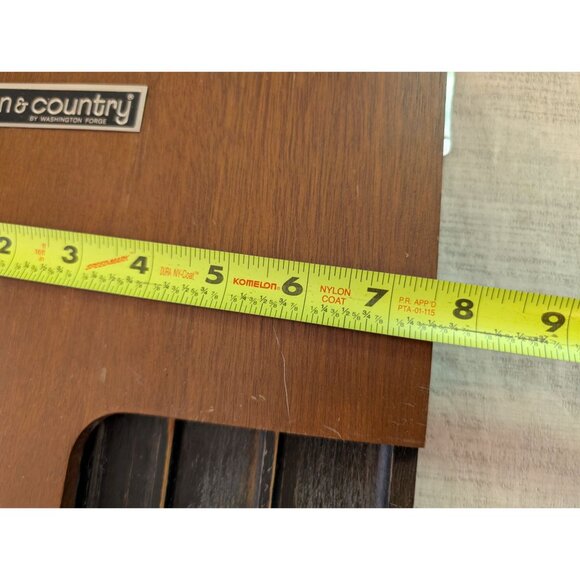 Town & Country By Washington Forge 6-Piece Knife Set Wood Handles & Block Stainl - Picture 11 of 11